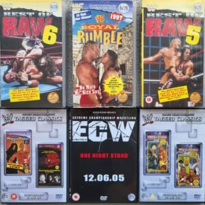 WRESTLING VHS/DVD's