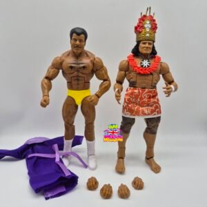 WWE Elite Mattel Maivia Legacy Peter Maivia/Rocky Johnson Bundle