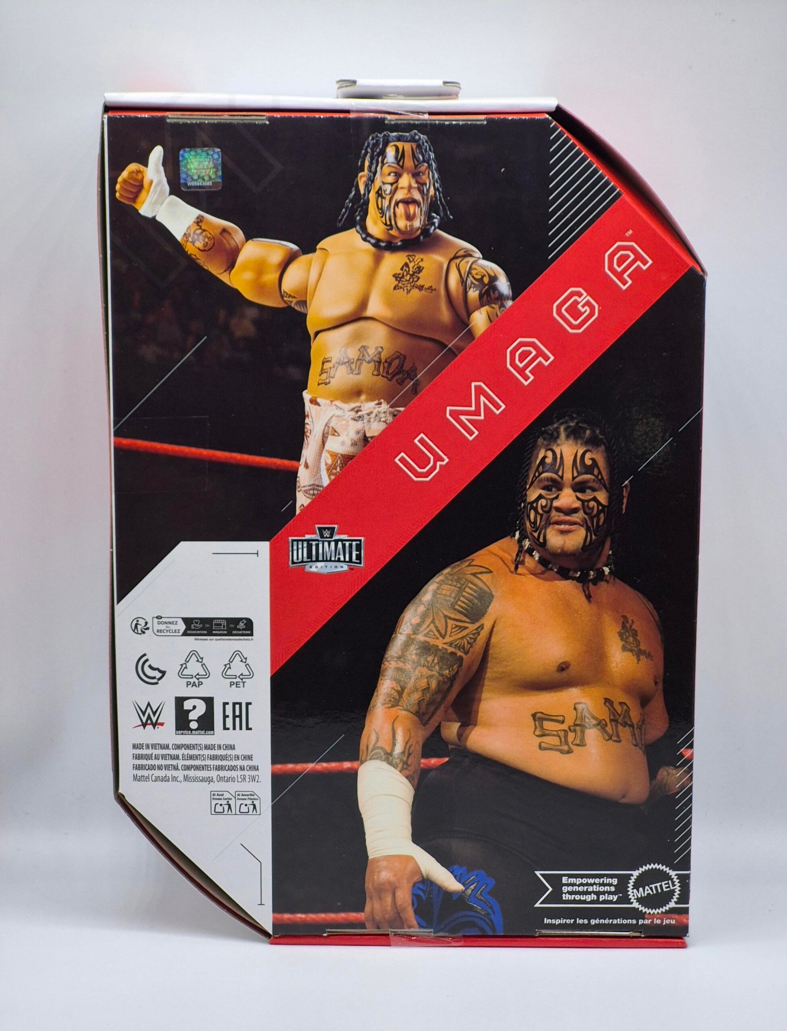 WWE Mattel Ultimate Edition Series 29 Umaga - Image 2