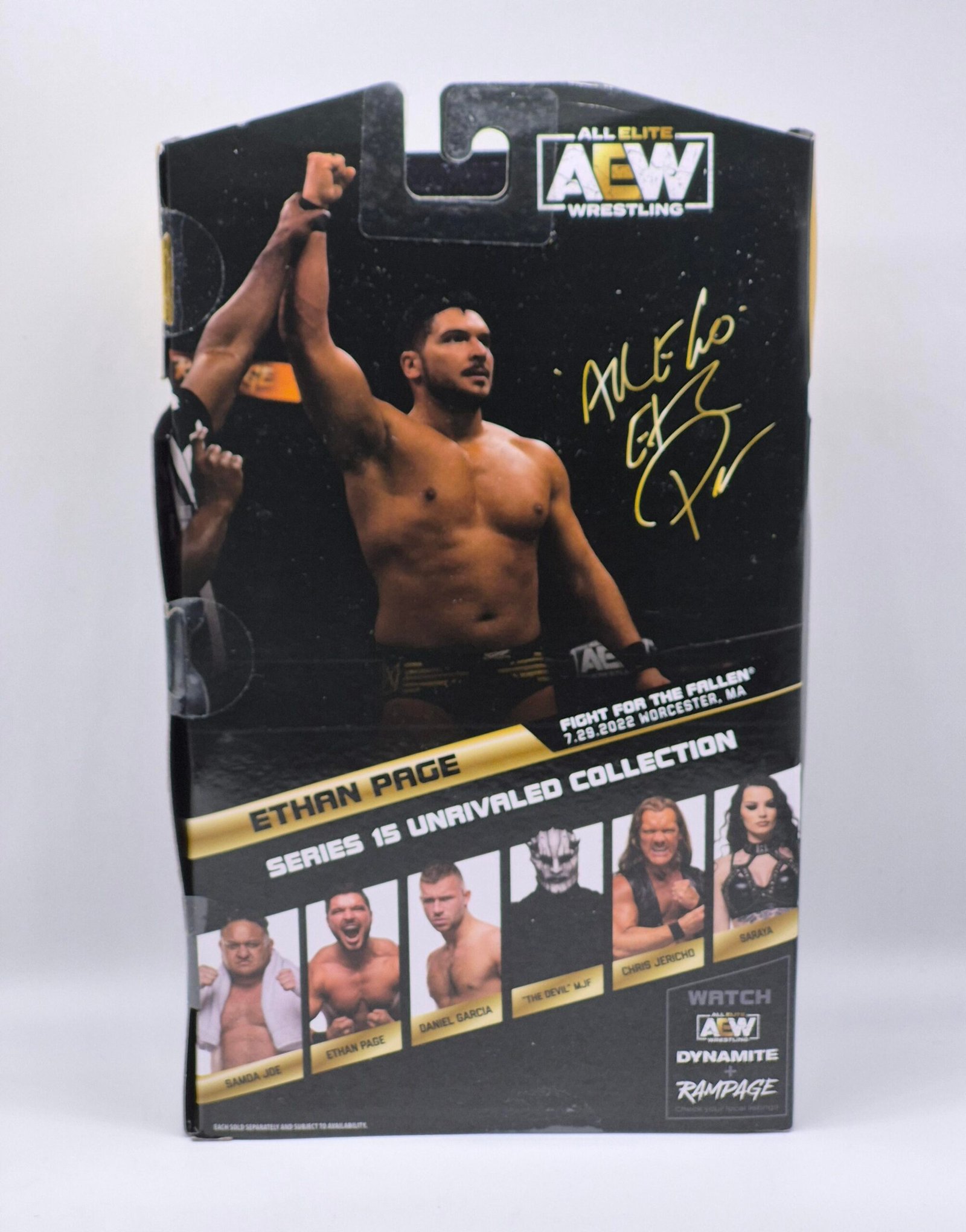 AEW Jazwares Unrivaled Wave 15 RARE 1/3000 Ethan Page - Image 2