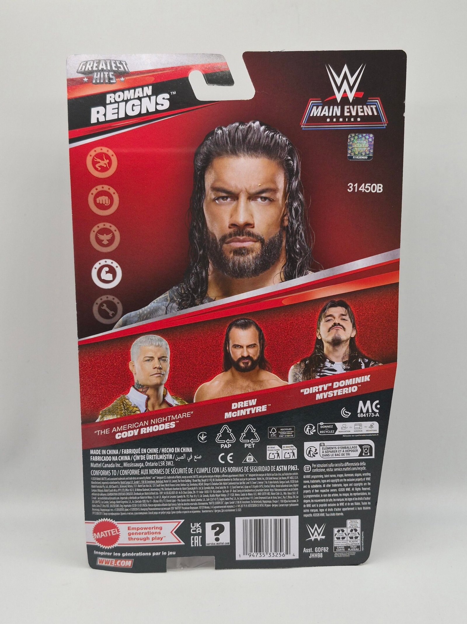 WWE Mattel Main Event Greatest Hits Roman Reigns - Image 2