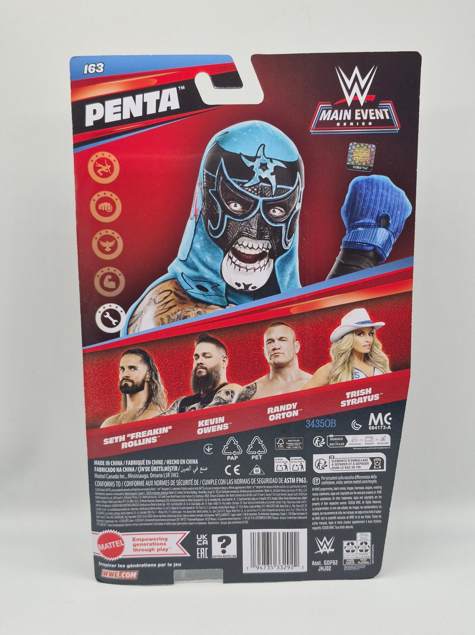 WWE Mattel Main Event Series 163 Penta - Image 2