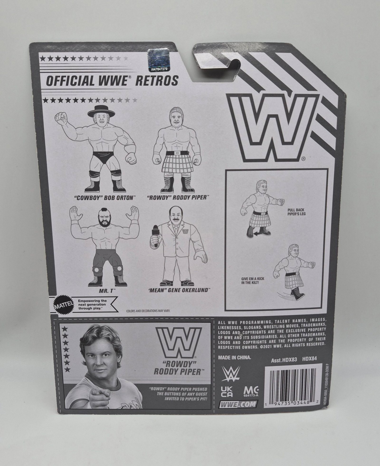 WWE Retro Mattel Exclusive Rowdy Roddy Piper - Image 2