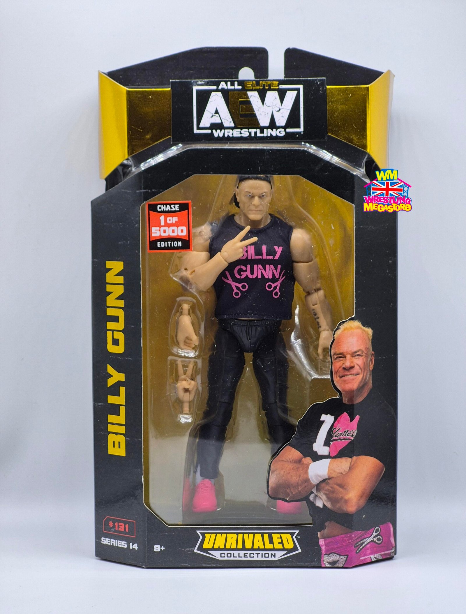 AEW Jazwares Unrivaled Wave 14 CHASE 1/5000 Billy Gunn
