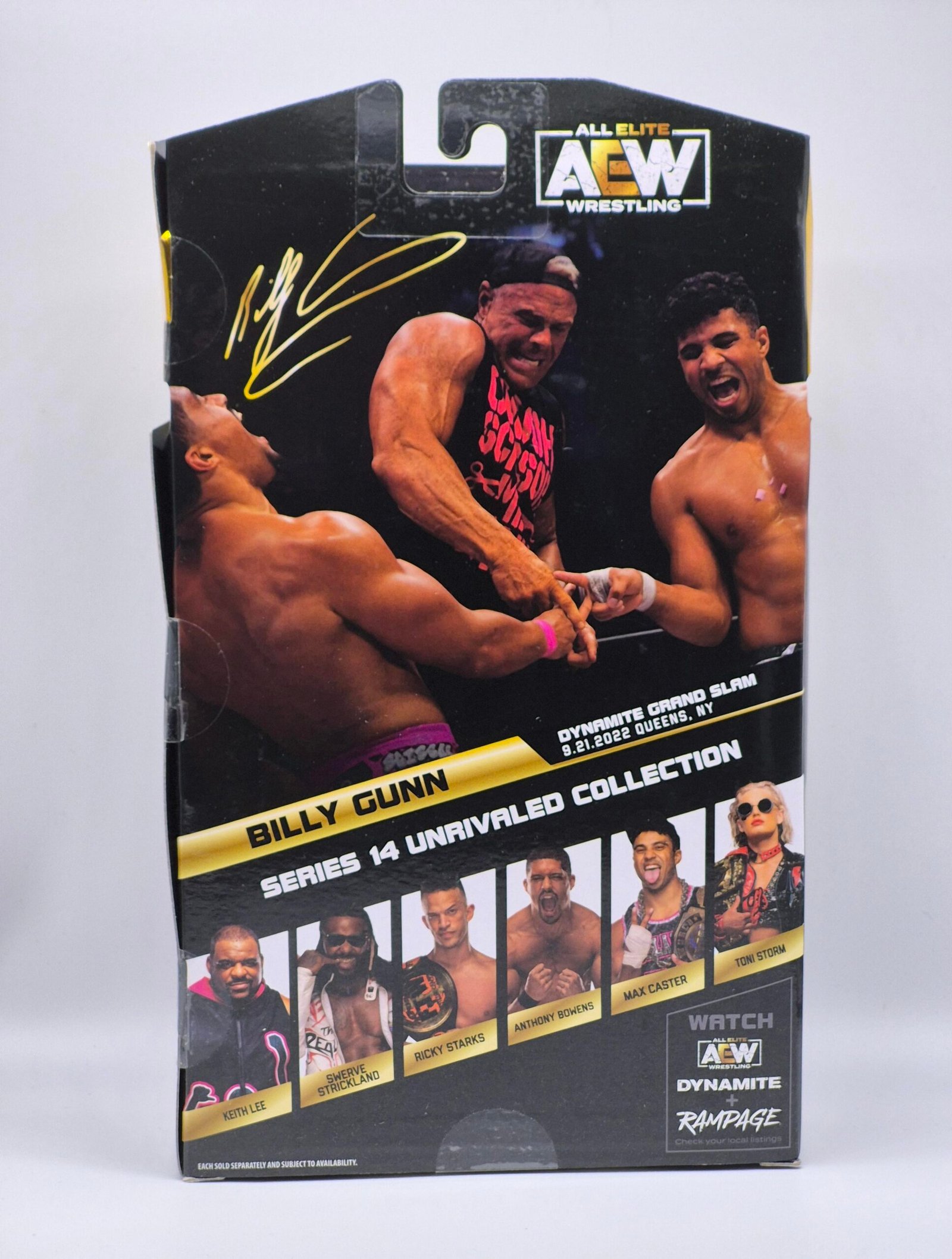 AEW Jazwares Unrivaled Wave 14 CHASE 1/5000 Billy Gunn - Image 2
