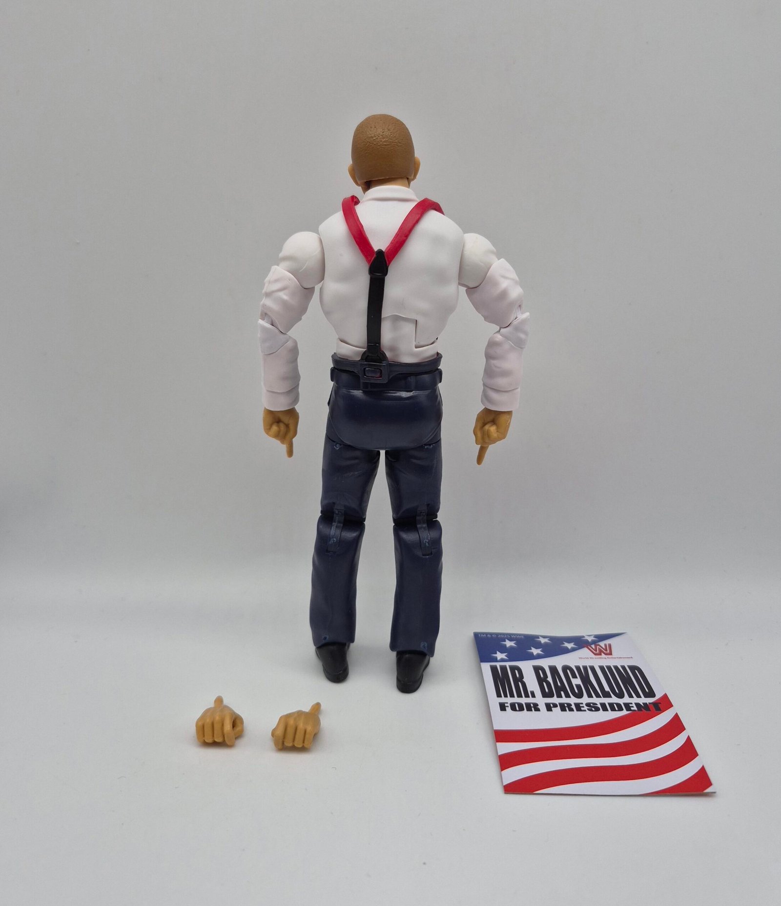WWE Elite Mattel Legends Series 30 BAF Bob Backlund - Image 2