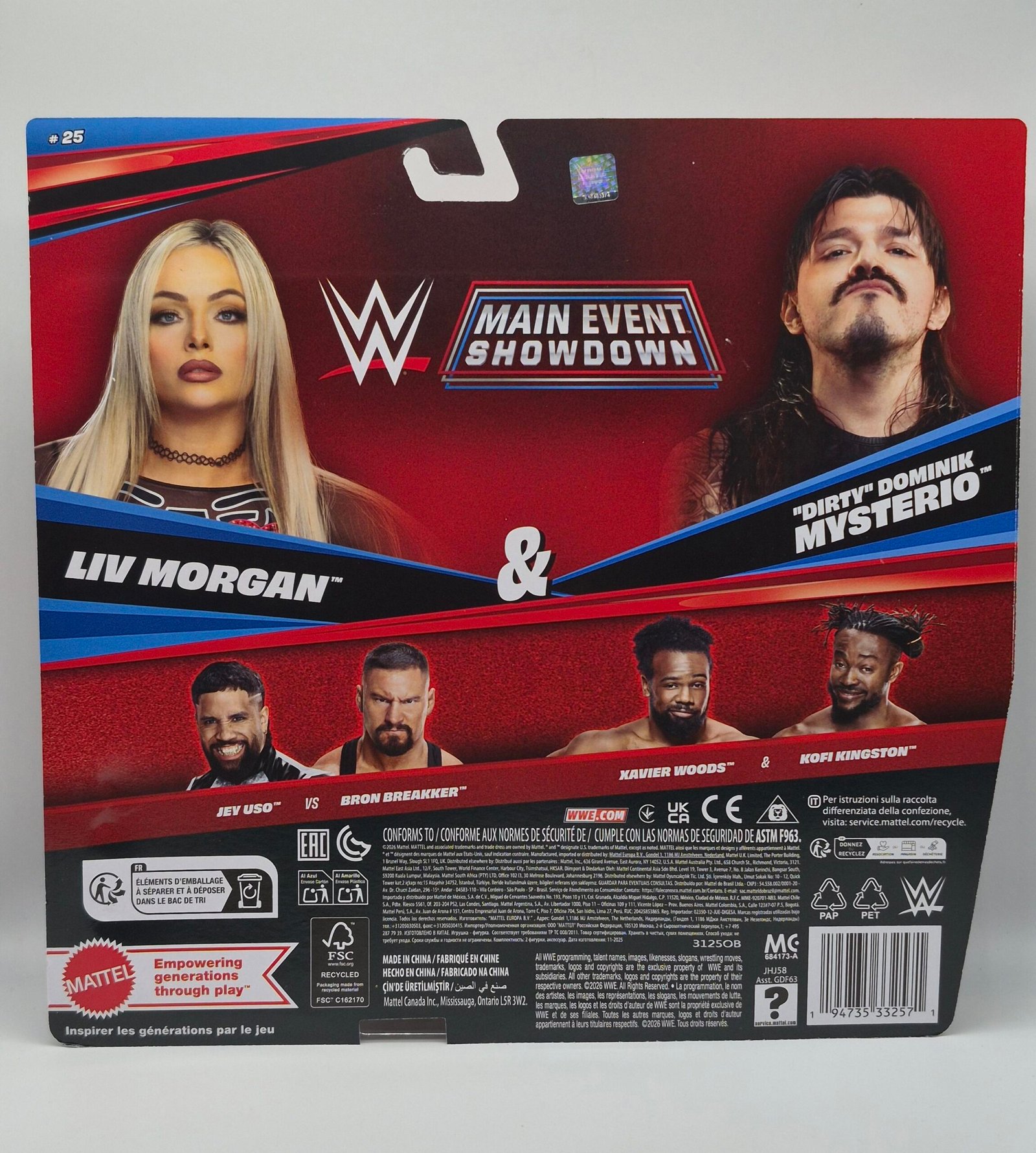WWE Mattel Main Event Showdown Series 25 Dominik Mysterio/Liv Morgan - Image 2