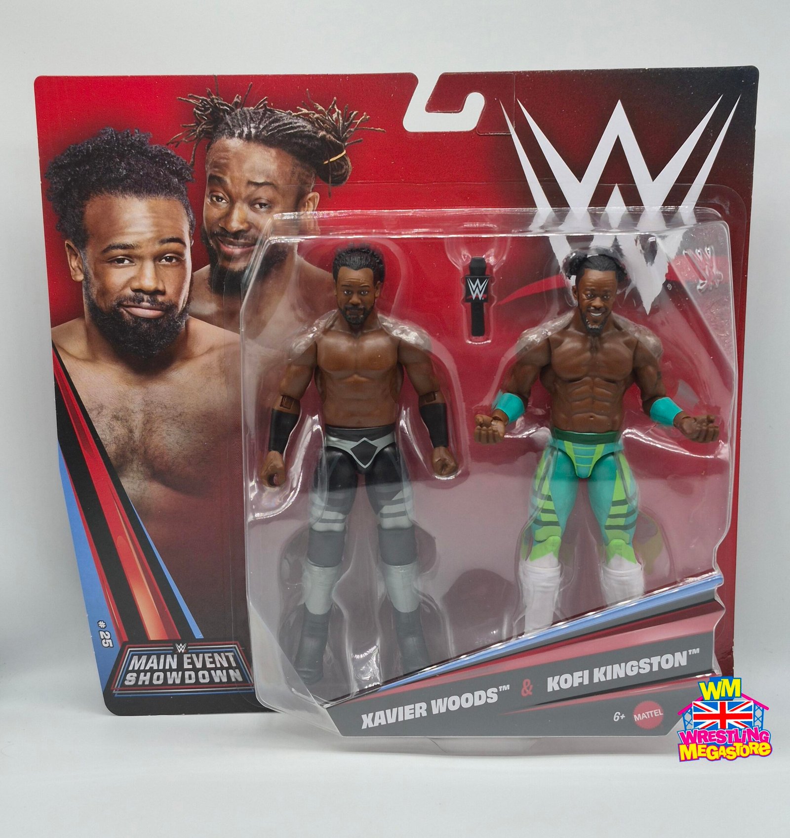 WWE Mattel Main Event Showdown Series 25 Kofi Kingston/Xavier Woods
