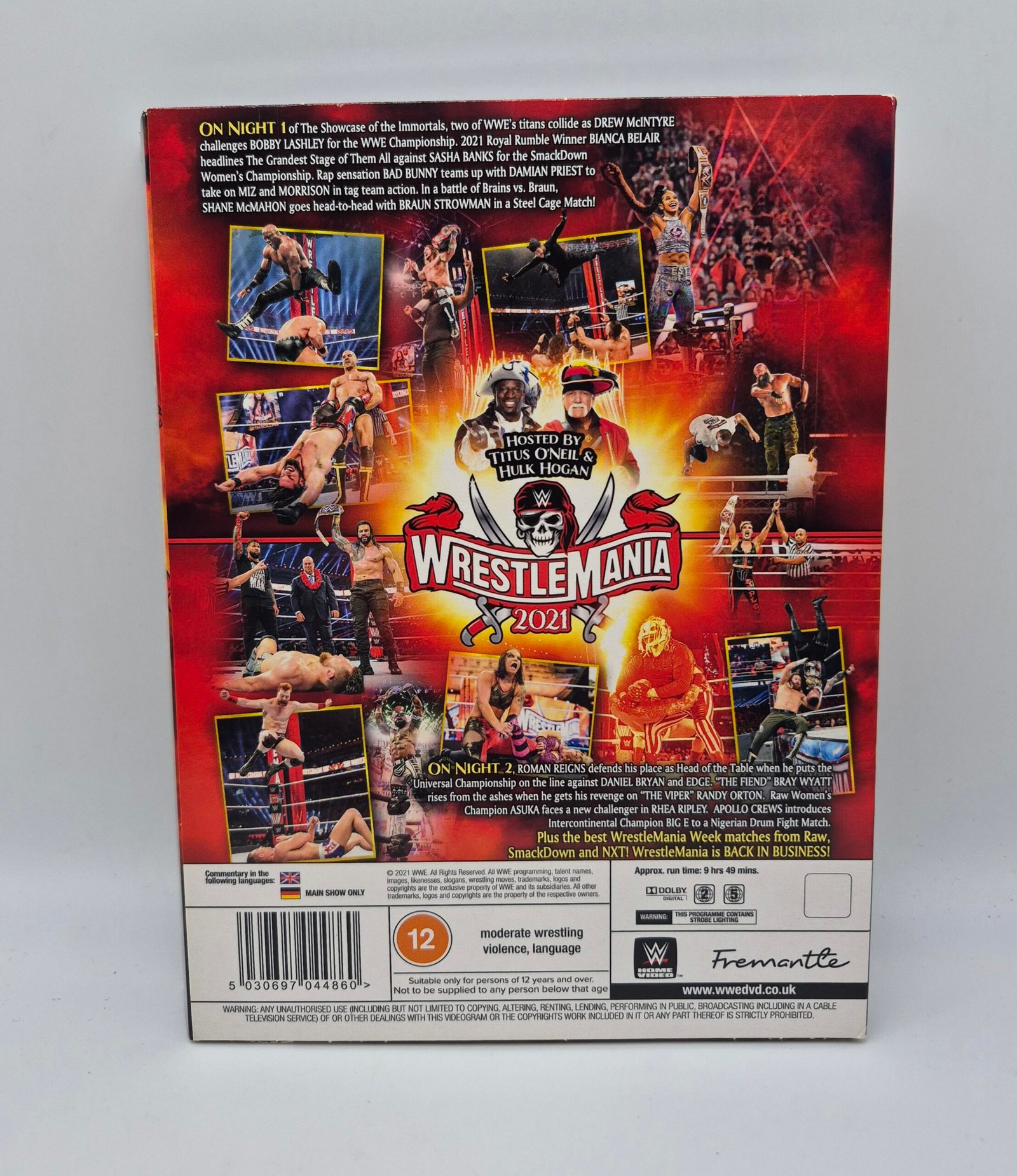 WWE DVD: Wrestlemania 37 (2021) - Image 2