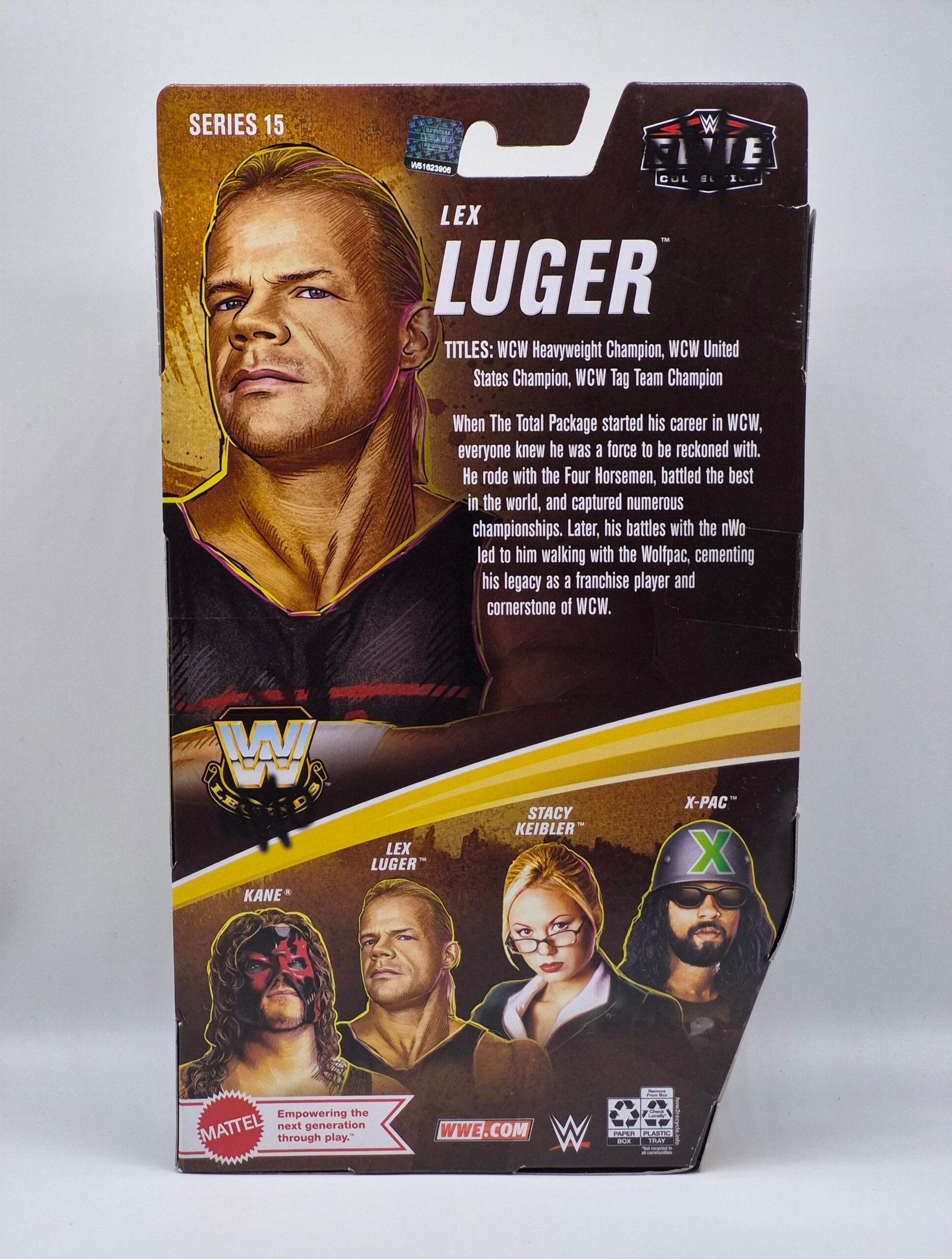WWE Elite Mattel Legends Series 15 Lex Luger *Damaged* - Image 2