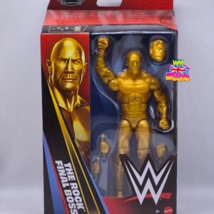 WWE Elite Mattel Collector's Edition The Rock (Gold Final Boss)
