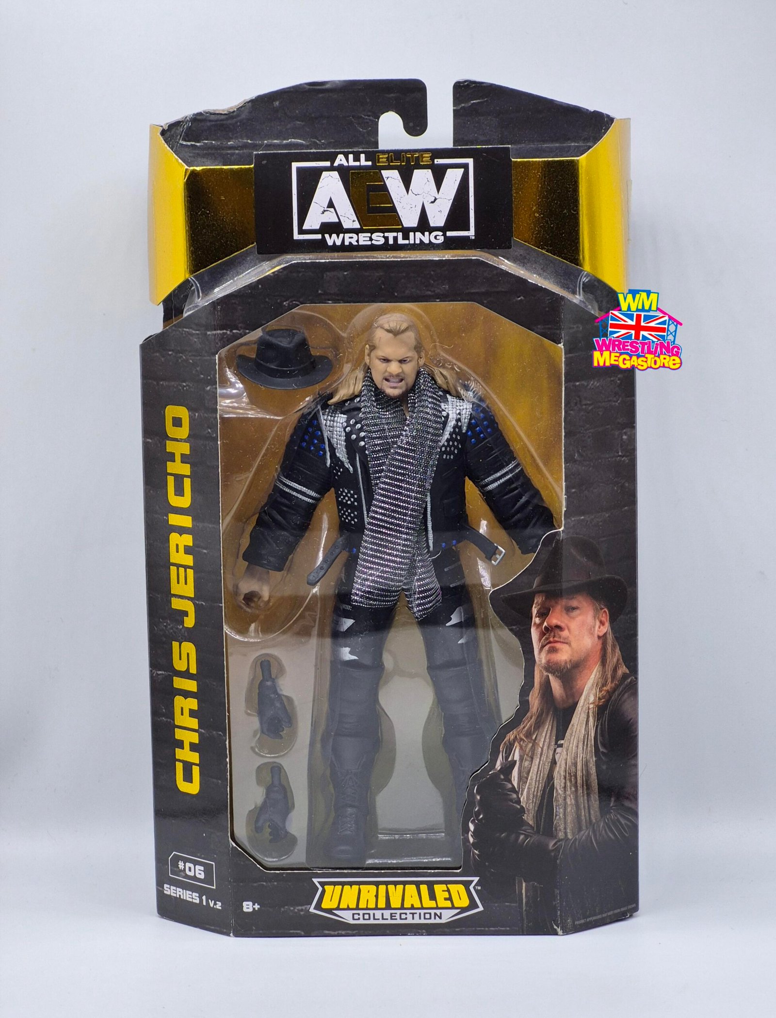 AEW Jazwares Unrivaled Wave 1B Chris Jericho *DAMAGED*
